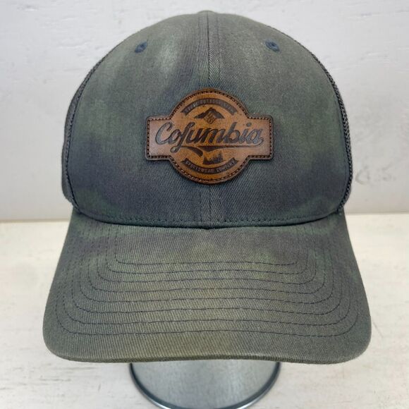 Columbia Faded Green Stretch Fit Size L/XL Hat Cap Color Fade Tree Patch - Picture 1 of 7